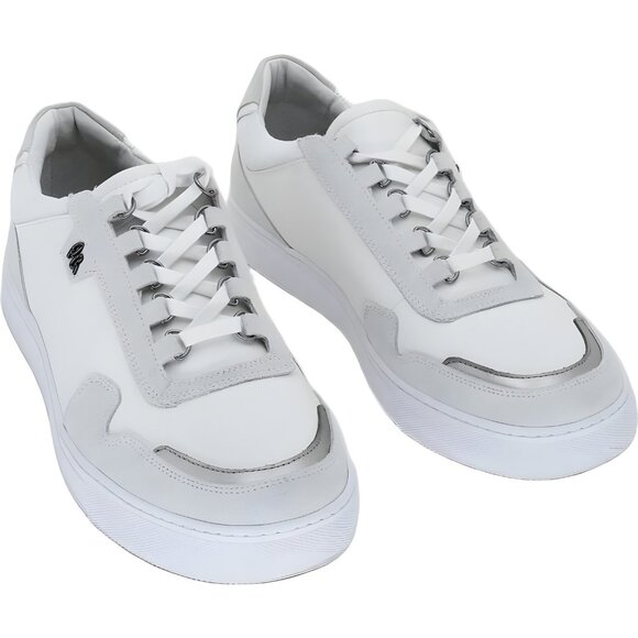 Men's Robert Graham Boathouse RG5620L White Leather Sneakers US 8.5M